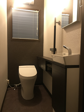 トイレリフォーム　LIXILサティスS　おしゃれ アイキャッチ画像