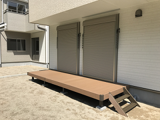 ウッドデッキ　カーポート　シャッター　設置 アイキャッチ画像