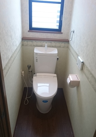 トイレリフォーム　おしゃれ壁紙 アイキャッチ画像